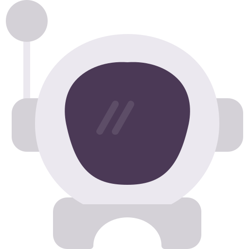 casco de astronauta Generic color fill icono