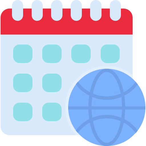 calendario Generic color fill icono