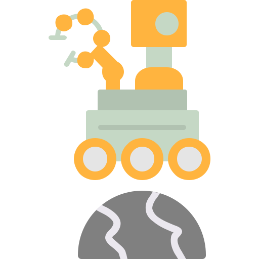 Moon rover Generic color fill icon