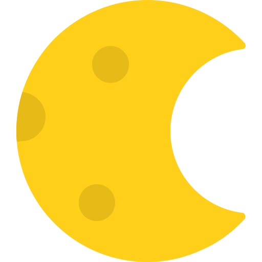 faza księżyca Generic color fill ikona