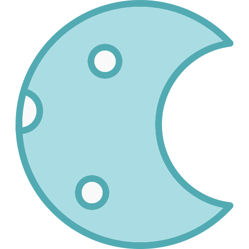 mond phase Generic color lineal-color icon