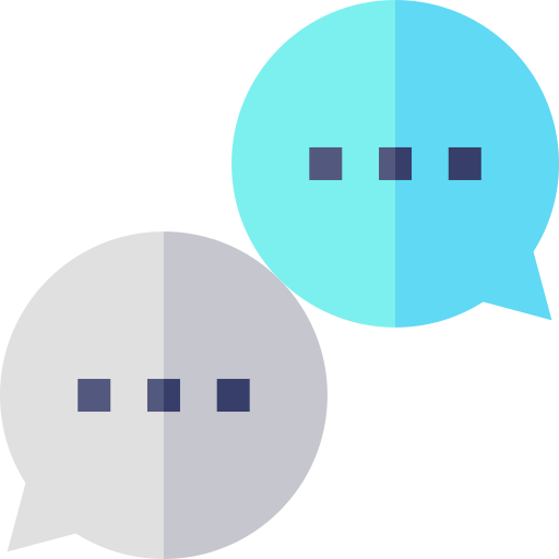 Dialogue Basic Straight Flat icon