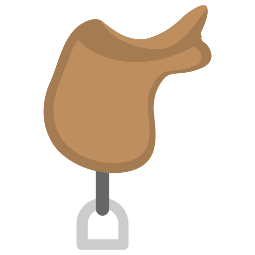Horse saddle Generic color fill icon