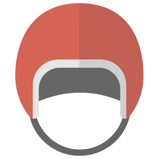 Helmet Generic color fill icon