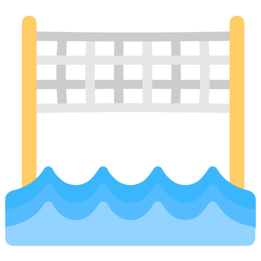 Goal nets Generic color fill icon