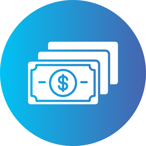 dollar Generic gradient fill icon