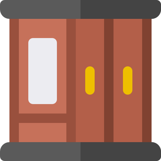 Closet Basic Rounded Flat icon