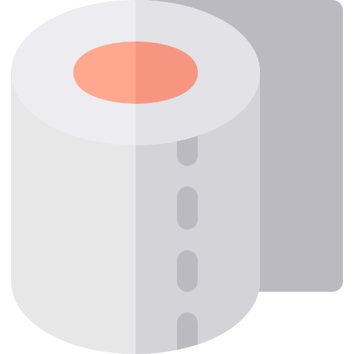toilettenpapier Basic Rounded Flat icon