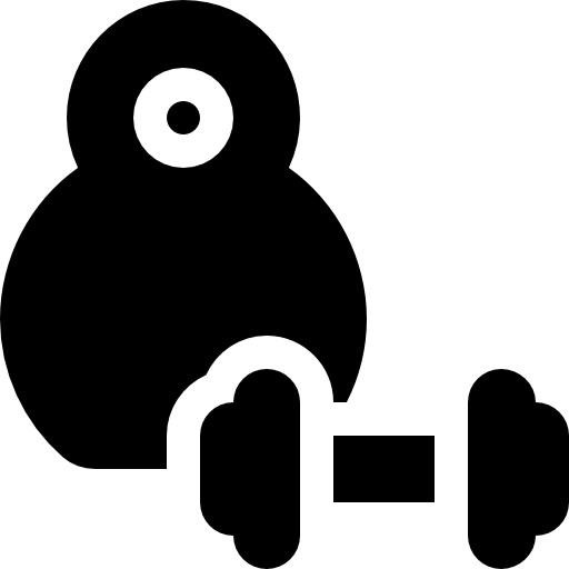 kurzhantel Basic Rounded Filled icon