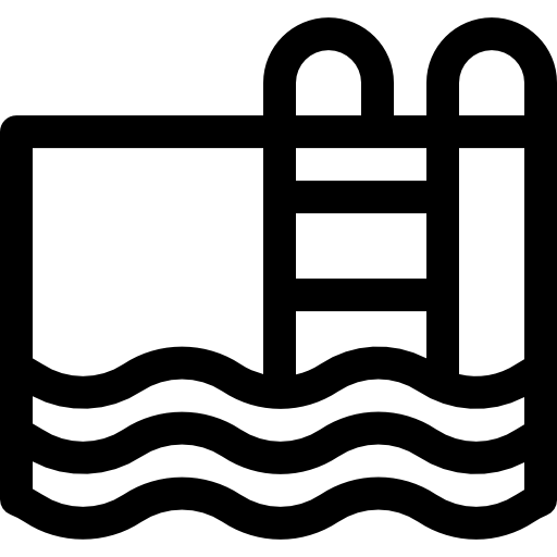 スイミングプール Basic Rounded Lineal icon