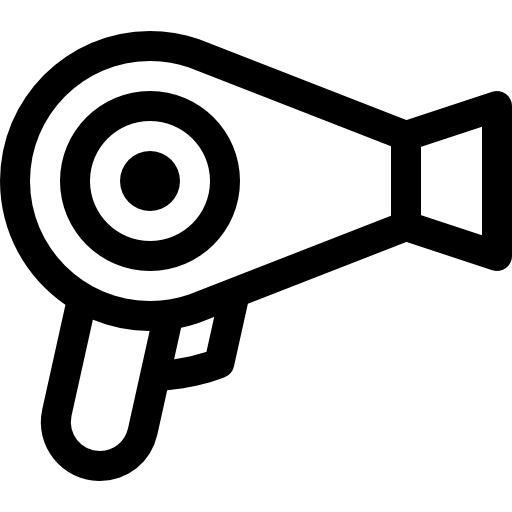 asciugacapelli Basic Rounded Lineal icona