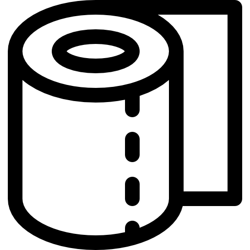 carta igienica Basic Rounded Lineal icona