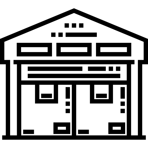 倉庫 Detailed Straight Lineal icon