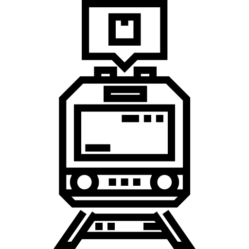 기차 Detailed Straight Lineal icon