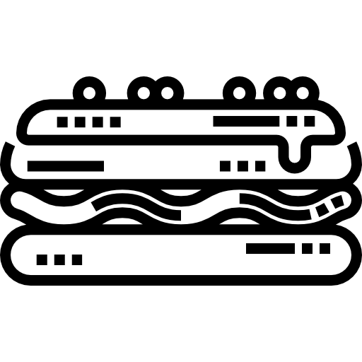 macaron Detailed Straight Lineal icono