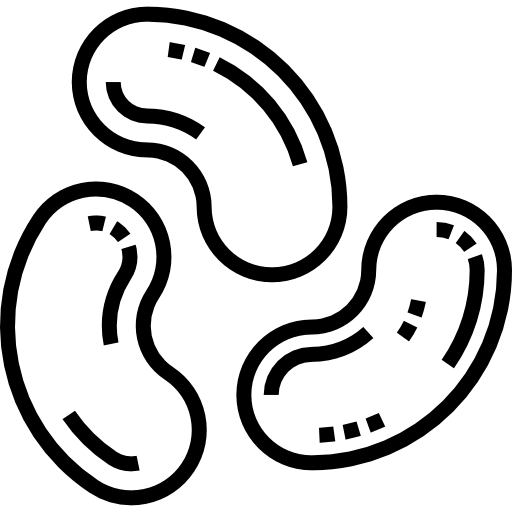 frijolitos confitados Detailed Straight Lineal icono