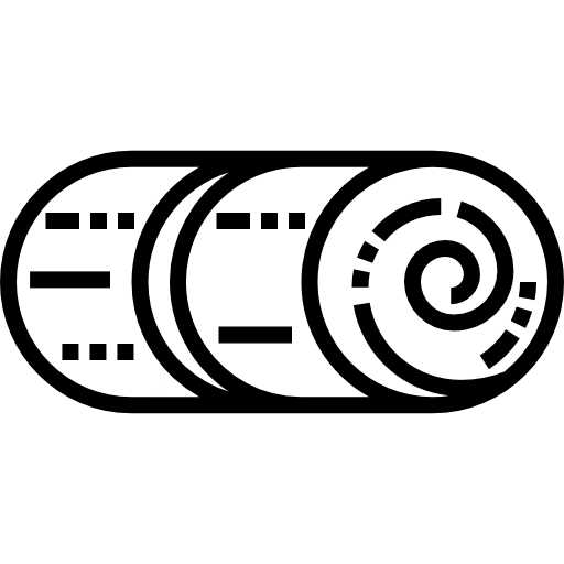 ロールケーキ Detailed Straight Lineal icon