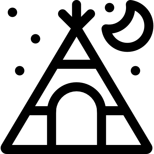 テント Basic Rounded Lineal icon