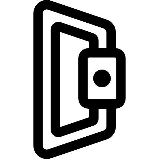 karabińczyk Basic Rounded Lineal ikona