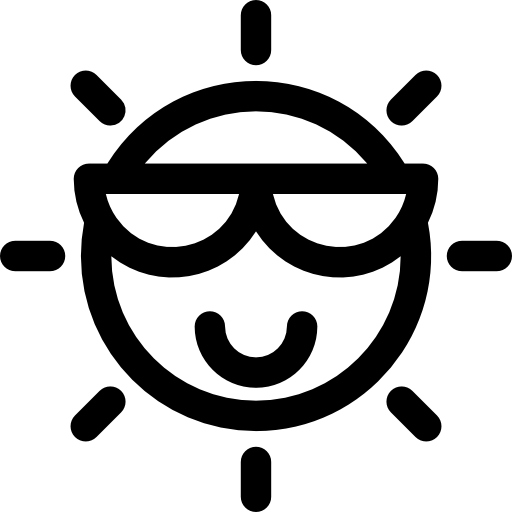 sole Basic Rounded Lineal icona