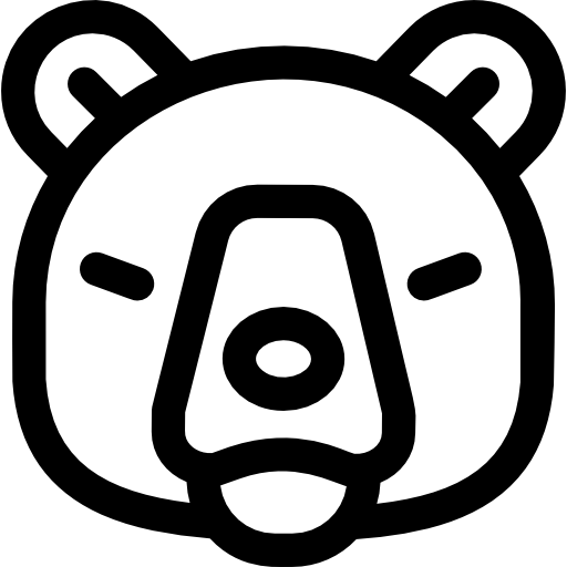 oso Basic Rounded Lineal icono