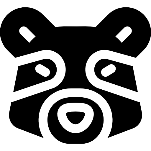 アライグマ Basic Rounded Filled icon