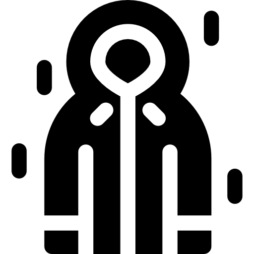 regenmantel Basic Rounded Filled icon