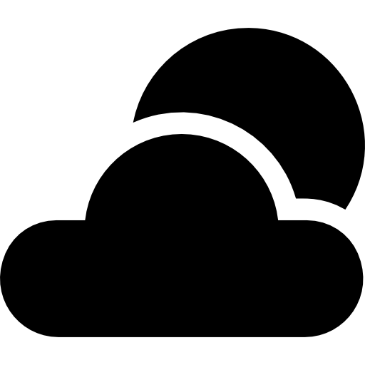 nuvoloso Basic Rounded Filled icona