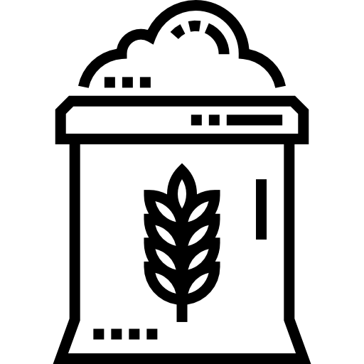 밀가루 봉지 Detailed Straight Lineal icon