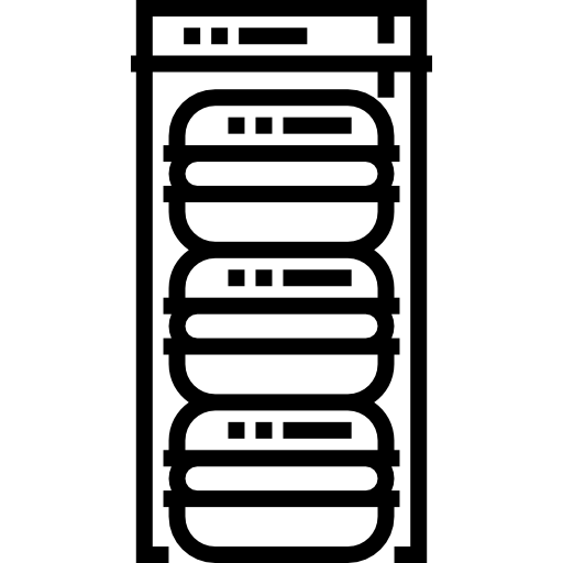 macaron Detailed Straight Lineal icona