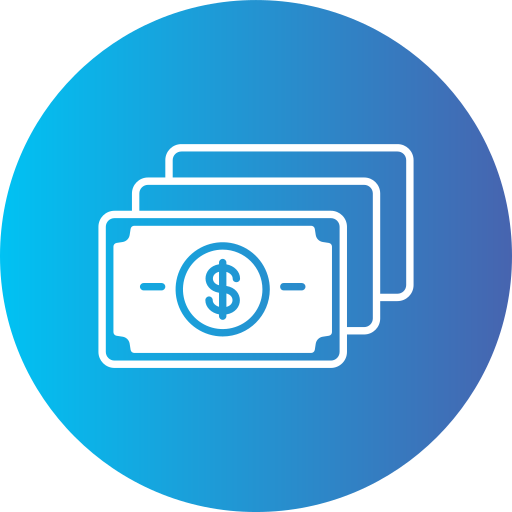 dollar Generic gradient fill icon