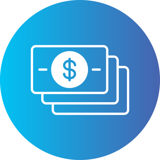 dollar Generic gradient fill icon