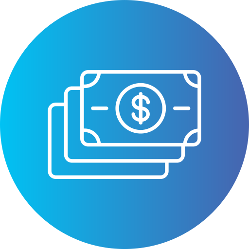 dollar Generic gradient fill icon