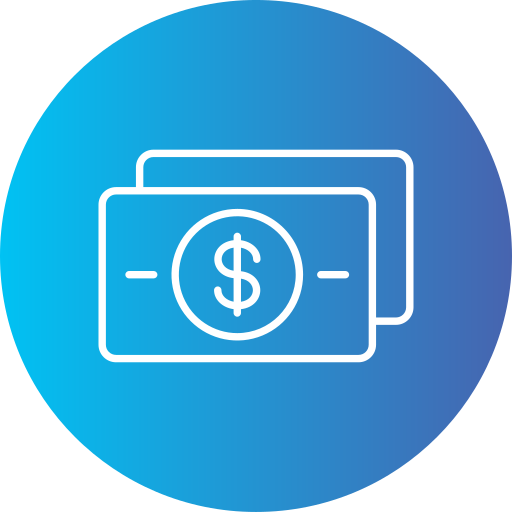 dollar Generic gradient fill icon