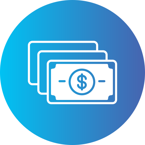 dollar Generic gradient fill icon