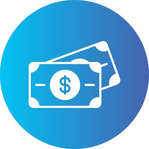 dollar Generic gradient fill icon