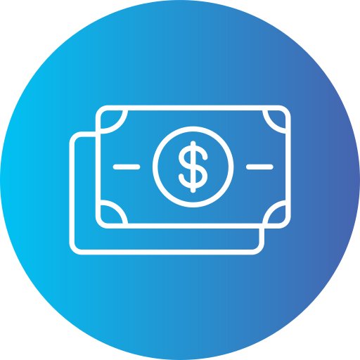 dollar Generic gradient fill icon