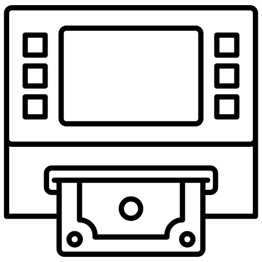 банкомат Generic black outline иконка