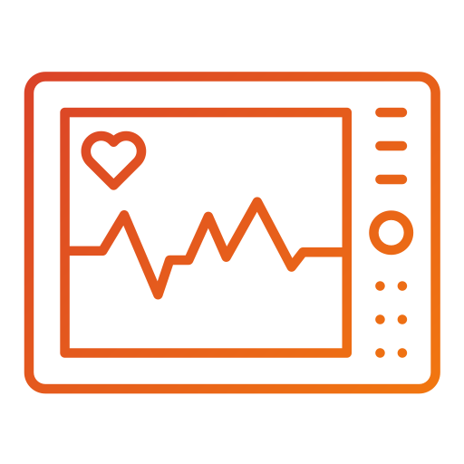 elettrocardiogramma Generic gradient outline icona