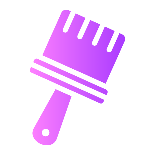 Brush Generic gradient fill icon