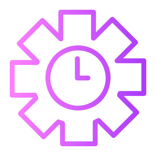 時間管理 Generic gradient outline icon