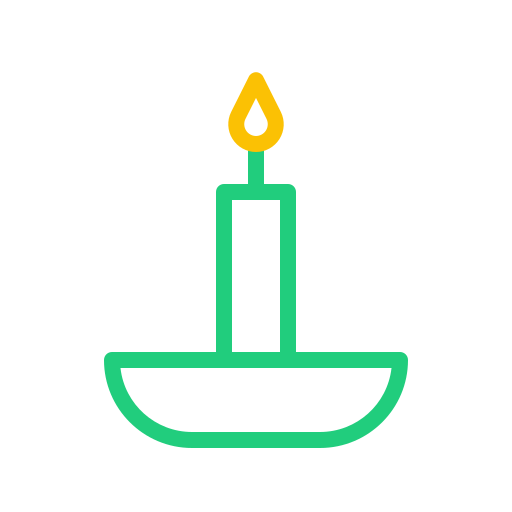 свеча Generic color outline иконка