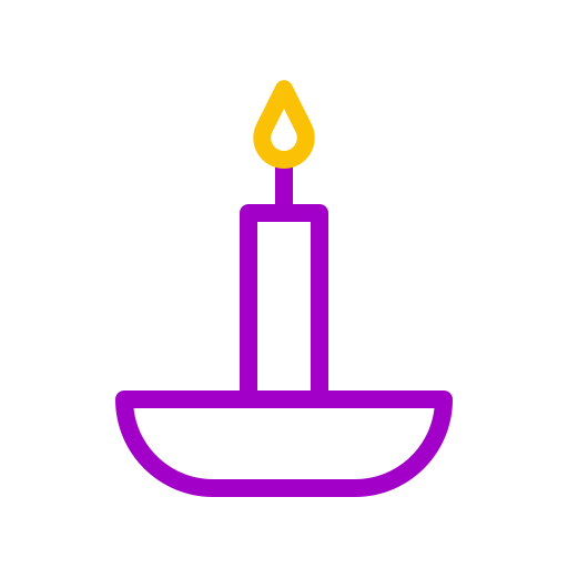 candle Generic color outline icon