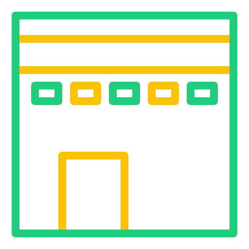 kaaba Generic color outline Icône