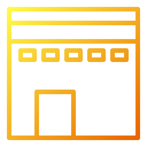 kaaba Generic gradient outline icono