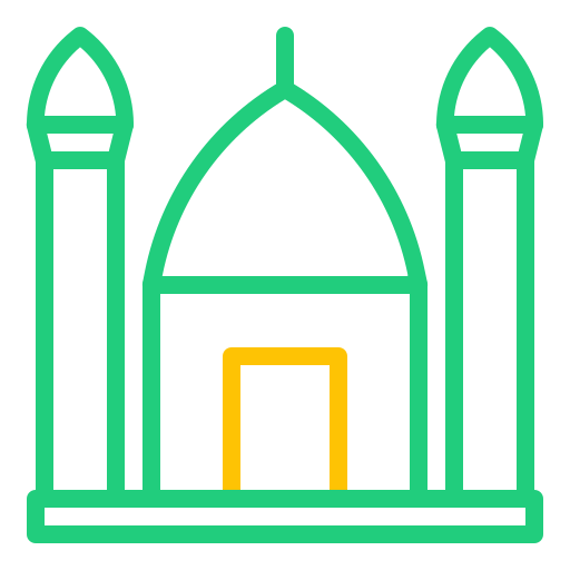 moschea Generic color outline icona