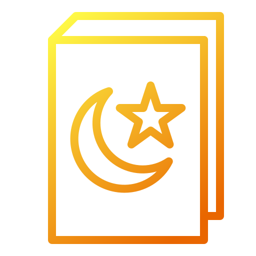 コーラン Generic gradient outline icon