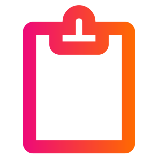 Notepad Generic gradient outline icon