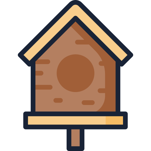 Birdhouse Generic color lineal-color icon