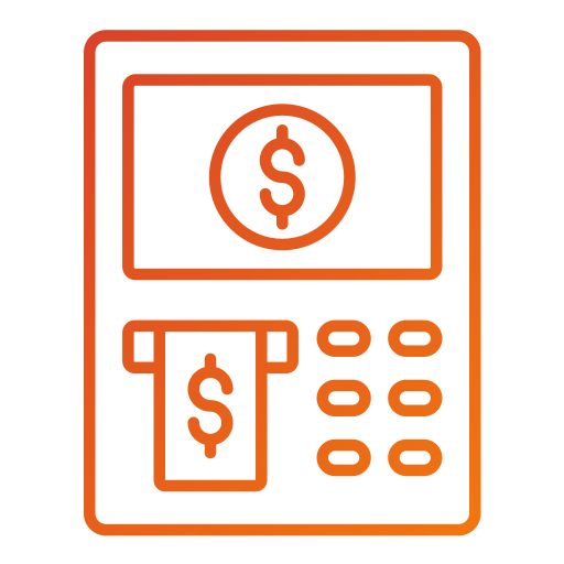 geldautomat Generic gradient outline icon